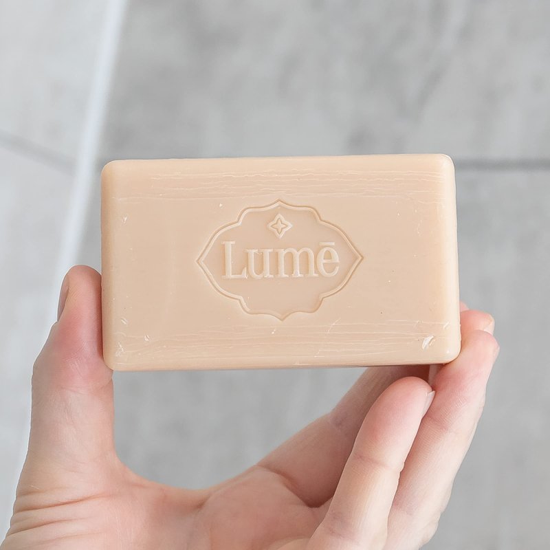 Lume Triple Milled Bar Soap - Rich Moisture & Gentle Cleansing - Paraben Free, Phthalate Free, Skin Safe - 5 ounce (Clean Tangerine)