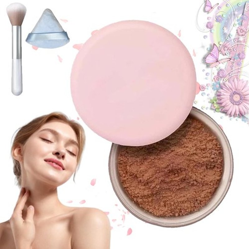 Luminance Milano Powder,Luminance Milano Pink Powder,Luminance Milano Setting Powder,Blurring Setting Powder By Luminance Milano,Waterproof And Sweat-Proof Setting Powder For All Skin Tones (05, 6G)