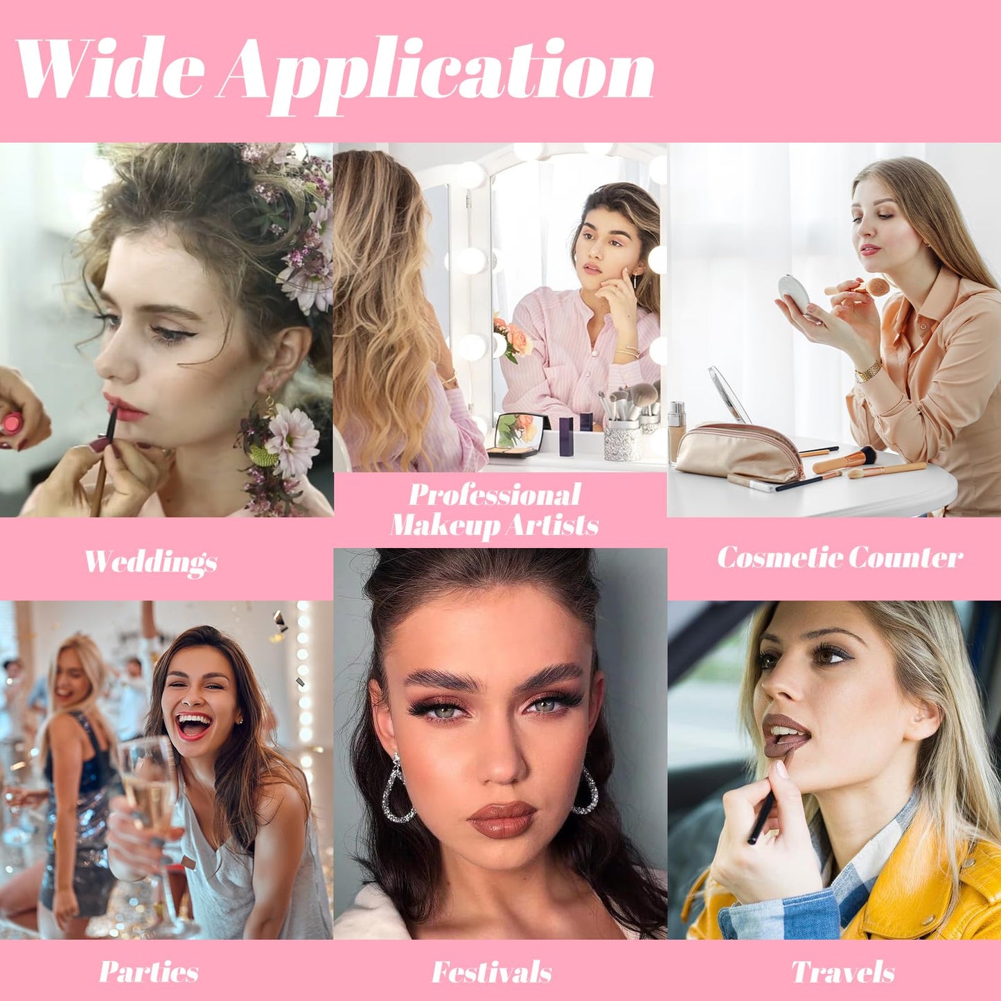 300 Disposable Micro Applicators Brush with Container, Eyelash Extension Individual Applicators Mascara Brush for Make up and Clean and Compatible and Personal Care (Multicolors)