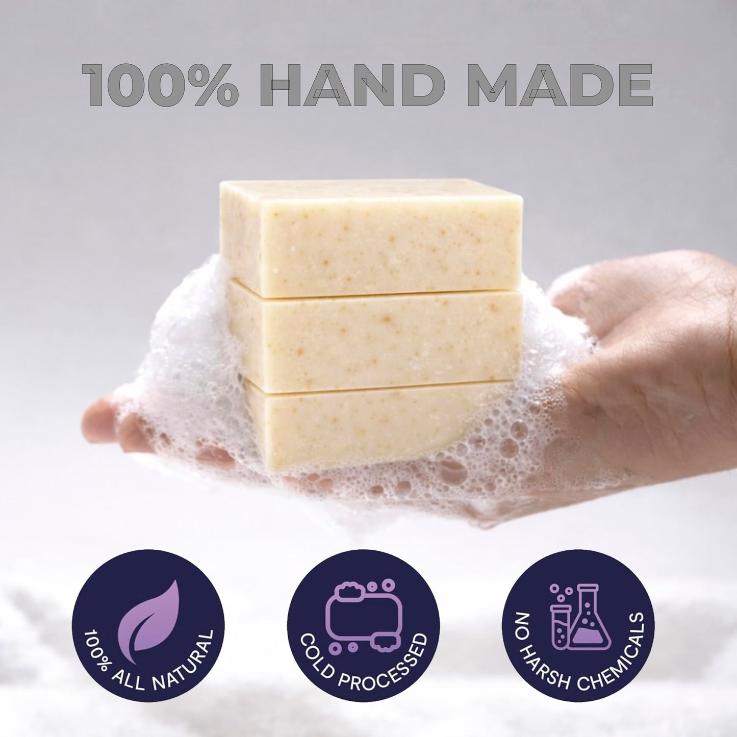 Sylvan Art Naturals Cedar Citrus Artisan Bar Soap | 5 oz Single Bar | Cold Process | Premium Botanical Soap