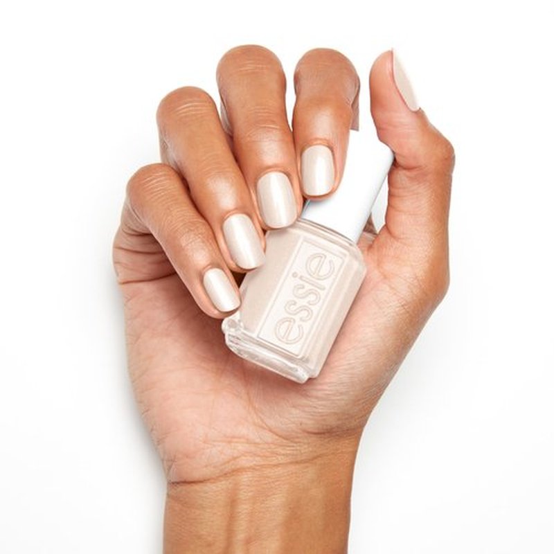 essie salon-quality nail polish, vegan, golden shimmer, Imported Bubbly, 0.46 fl oz