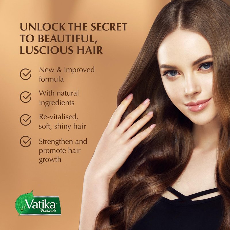 Vatika Argan Hair Cream - Exotic Shine & Softness | 210ml Styling Cream