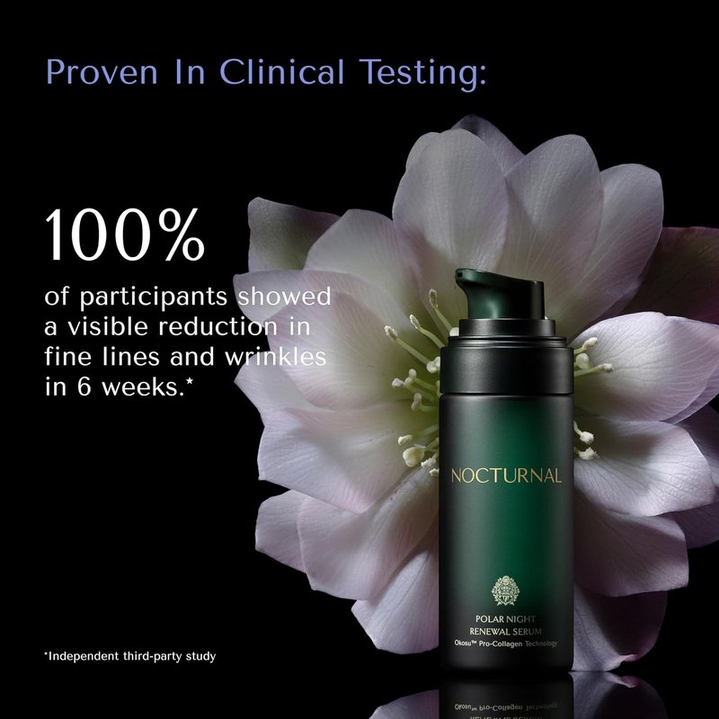 Nocturnal Skincare Polar Night Renewal Serum - Night Repair with Copper Peptides & Niacinamide | 30ml