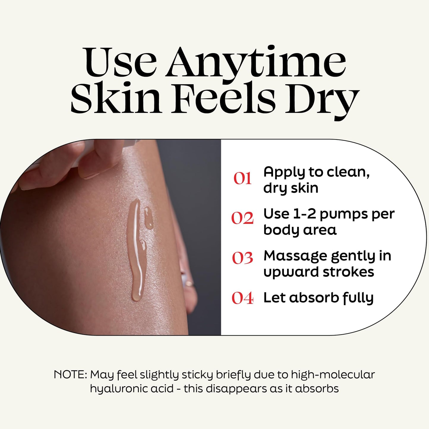 Kiyomi Skin Hydrating Body Lotion - Body Serum with 5-ALA, Hyaluronic Acid and Marine Algae - Fast-Absorbing Moisturizer for Dry, Rough Skin - Fragrance-Free Gel - Made in Germany - 3.4 Fl Oz