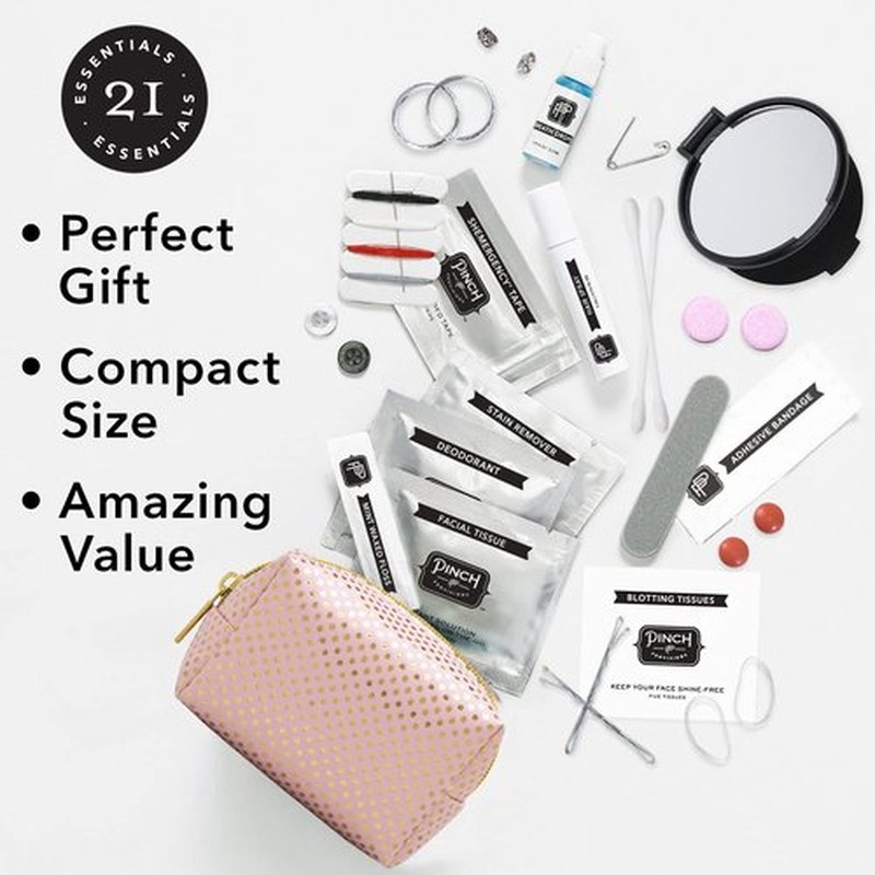 Pinch Provisions Bridesmaid Minimergency Kit, Includes 21 Emergency Wedding Day Must-Have Essentials, Perfect for Bridal Showers, Wedding Day or Bridesmaids Proposal Gift