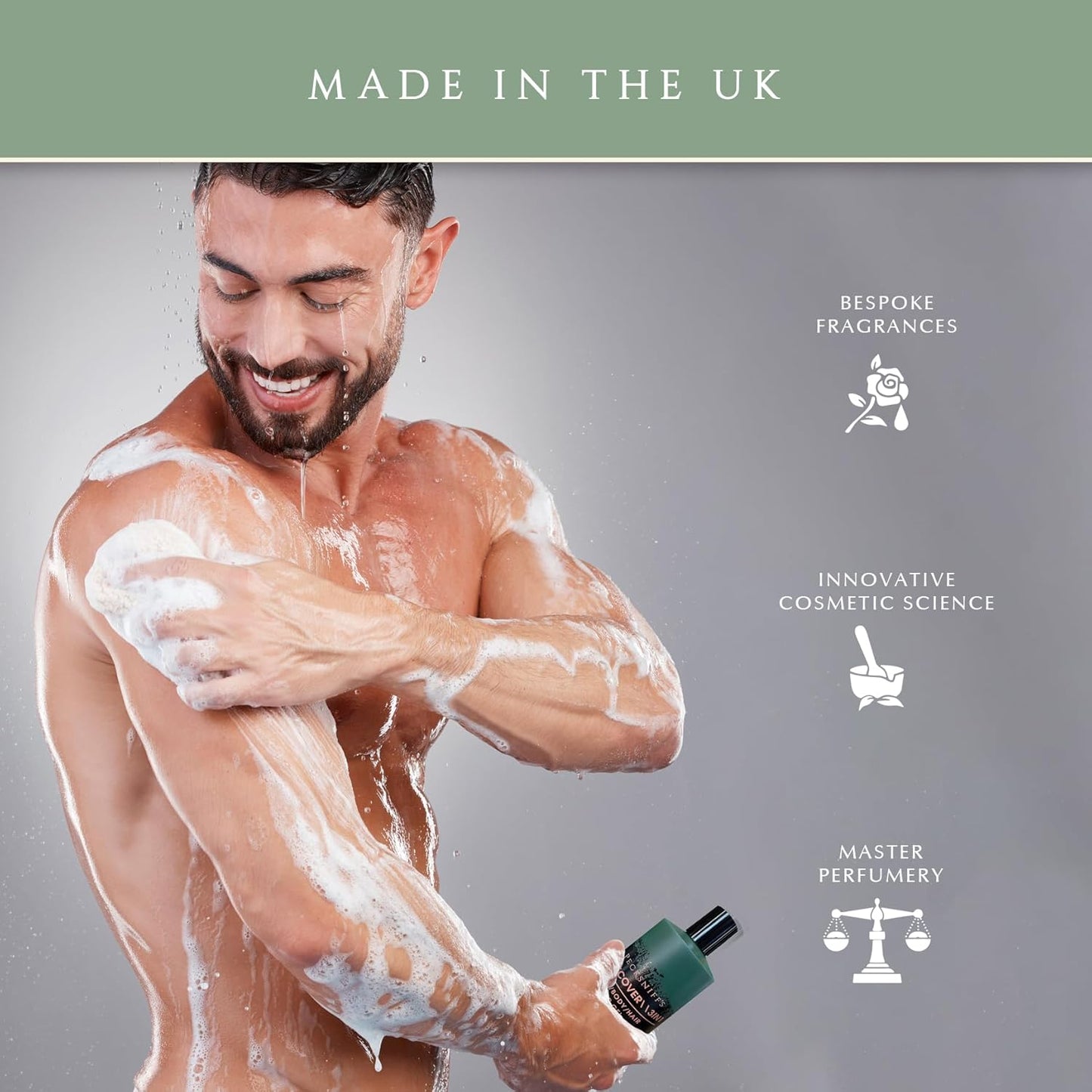 Sandalwood & Vanilla Shower Gel 750ml - Pecksniff's Classic Moisturizing Formula