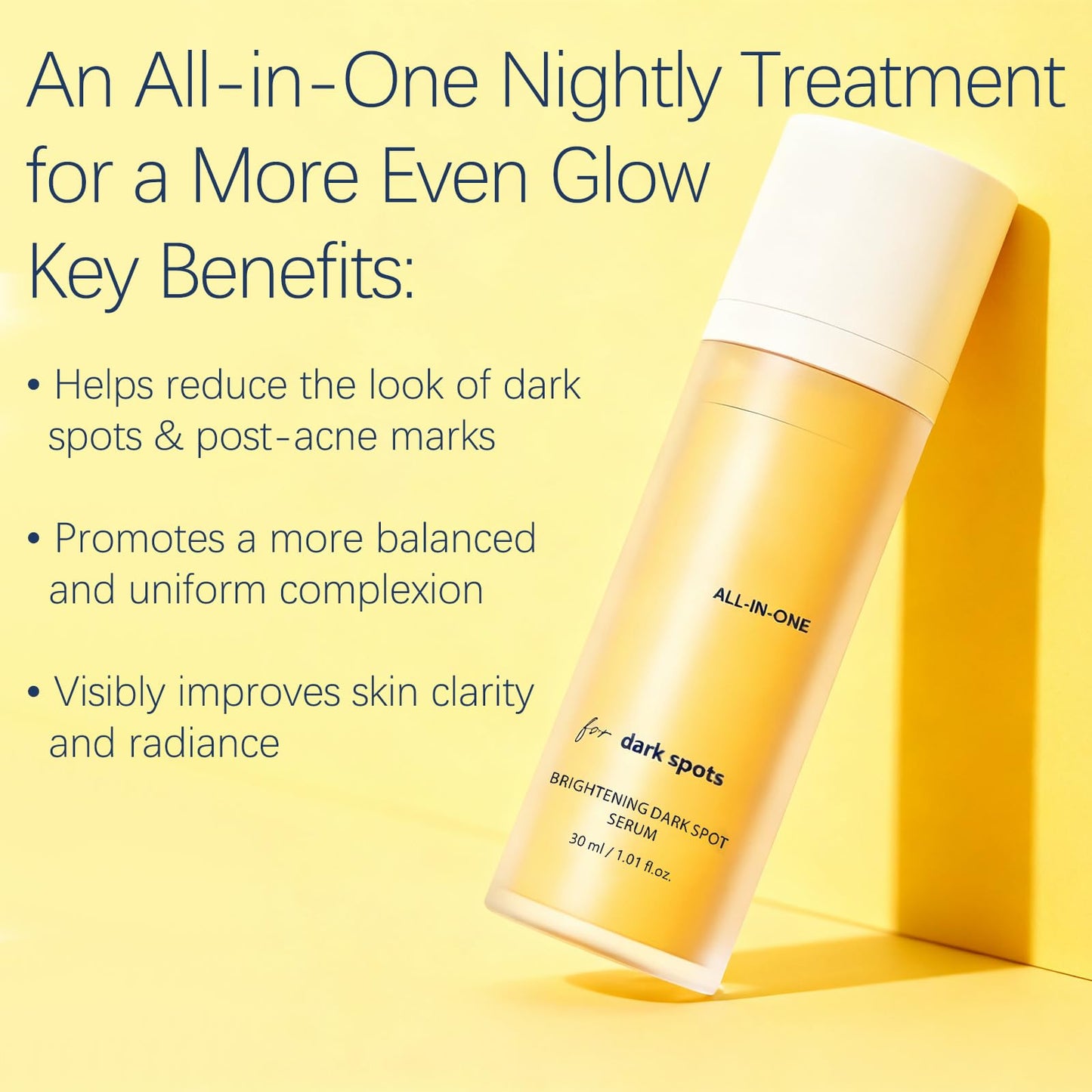 Face & Body Dark Spot Remedy Serum - Natural Solution to Fade Acne Scars, Age Spots, Sun Spots and Hyperpigmentation for Clear, Glowing Skin (01)