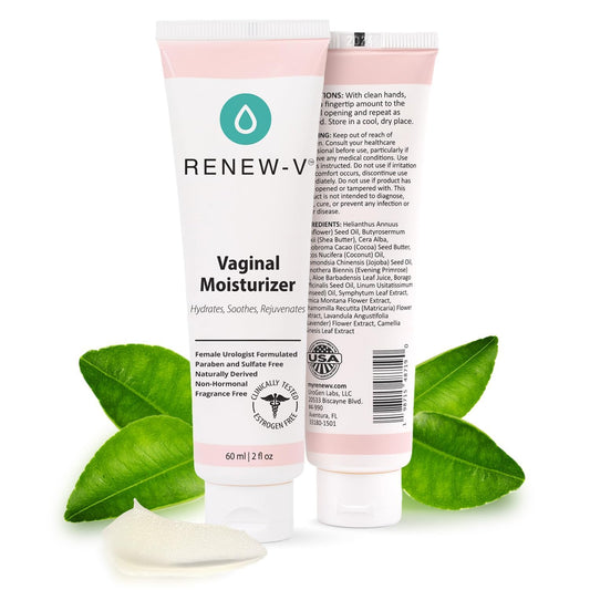 Natural Vaginal Moisturizer - Hormone-Free Vulva Balm for Dryness & Itching Relief | Unscented, Paraben-Free, 2 oz