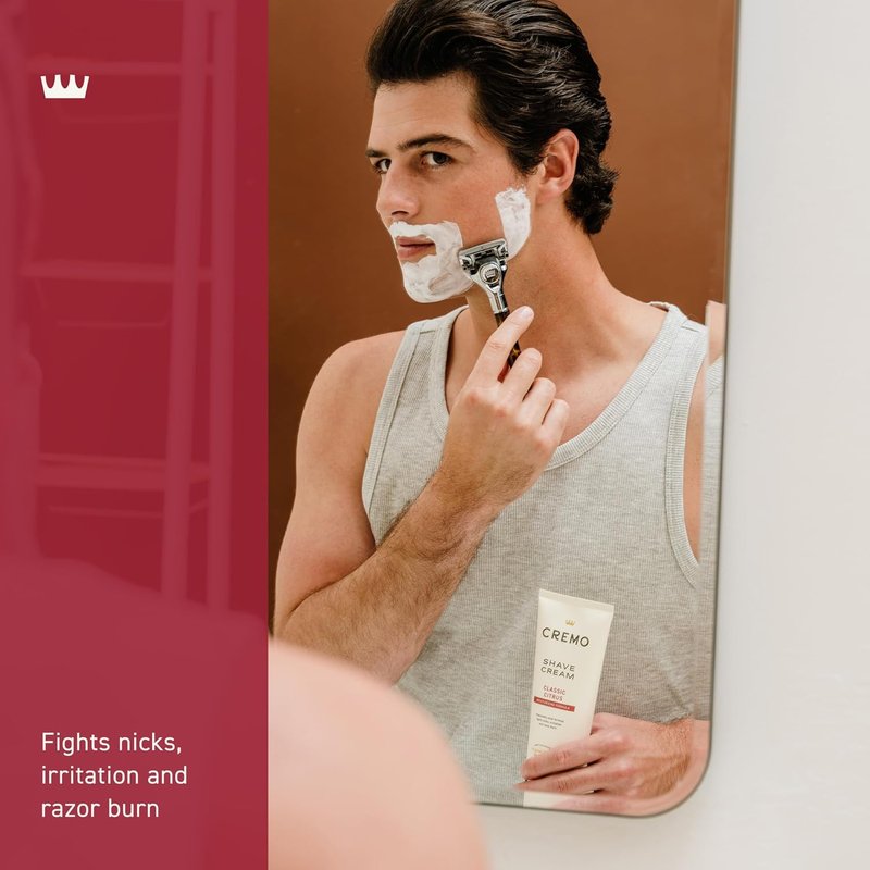 Cremo Original Shave Cream - Ultra-Slick Shaving Cream for Men | 6 Fl Oz, Fights Nicks & Razor Burn