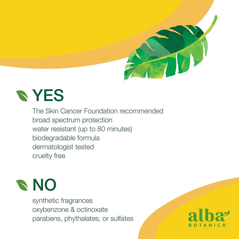 Alba Botanica Sunscreen Lotion SPF 50 - Island Vibe | 3 Oz for Ultimate Skin Protection