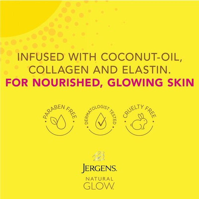 Jergens Natural Glow +FIRMING Self Tanner Body Lotion, Medium to Tan Skin Tone & Natural Glow Self Tanner Face Moisturizer, SPF 20 Facial Sunscreen