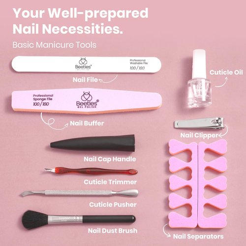 Beetles Gel Nail Polish Kit with Uv Light 48W Led Nail Lamp 6 Colors Nude Gray Pink Gel Polish Starter Kit Manicure Soak off Led Salon DIY Home Gift for Girls