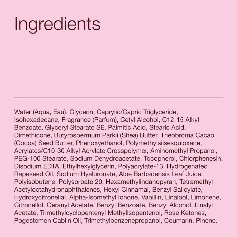 Gingham Gorgeous Body Cream - Ultimate Hydration Moisturizer with Shea Butter & Hyaluronic Acid for Dry Skin | 8 oz - Pink Strawberries, Peony Blooms & Peach Nectar
