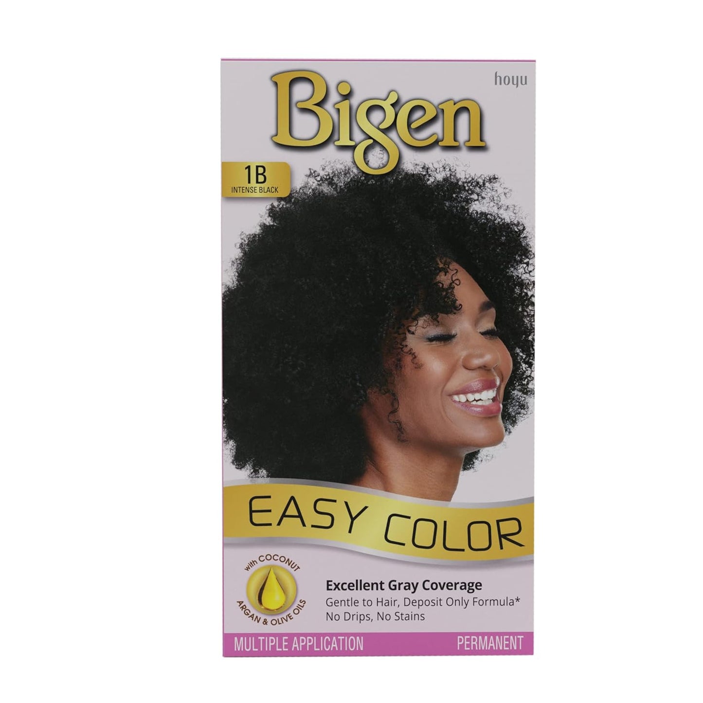 1N Bigen Easy Color for Women Natural Black-New Formula, New Look - 3 Pack
