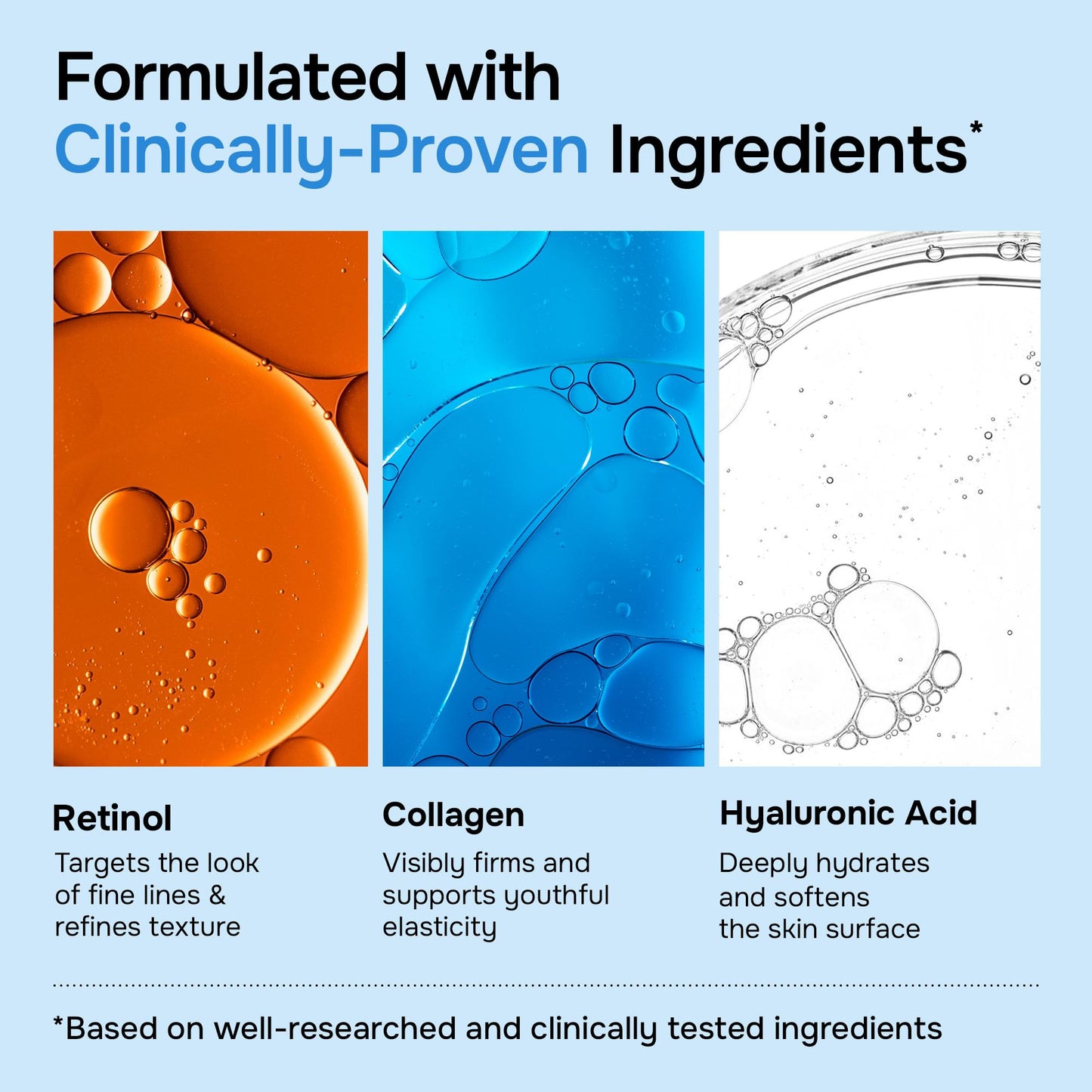 Anti-Aging Face Moisturizer with Retinol, Collagen & Hyaluronic Acid - Moisturizer Face Cream for Women & Men - Visibly Firming & Hydrating Neck Cream - Day & Night Skin Care - 3.4 fl oz