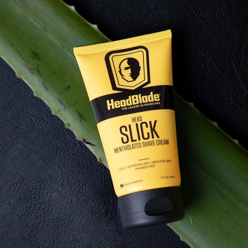HeadBlade HeadSlick Shave Cream - 5 oz | Smooth Shaving for Bald Men, Reduces Irritation & Razor Burn