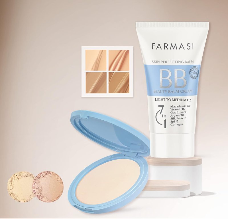 BB Cream Beauty Balm - Full-Coverage Foundation & Concealer for All Skin Types | 1.7 fl. oz. (Light to Medium)