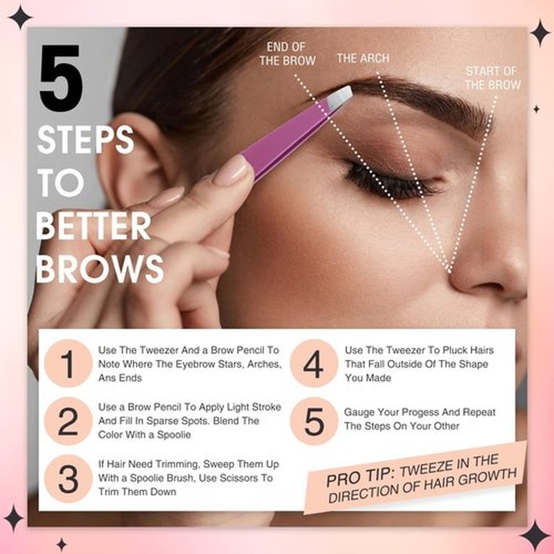 12 Pieces Eyebrow Tweezers Stainless Steel Slant Tip Tweezers Facial Hair Eyebrow Precision Tweezers for Men and Women (Multicolor)