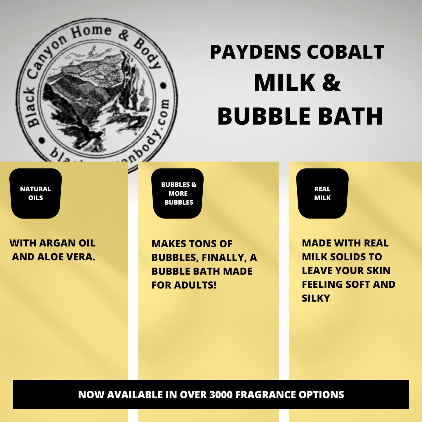Black Canyon Lily of the Valley Scented Milk & Bubble Bath, 12 Oz
