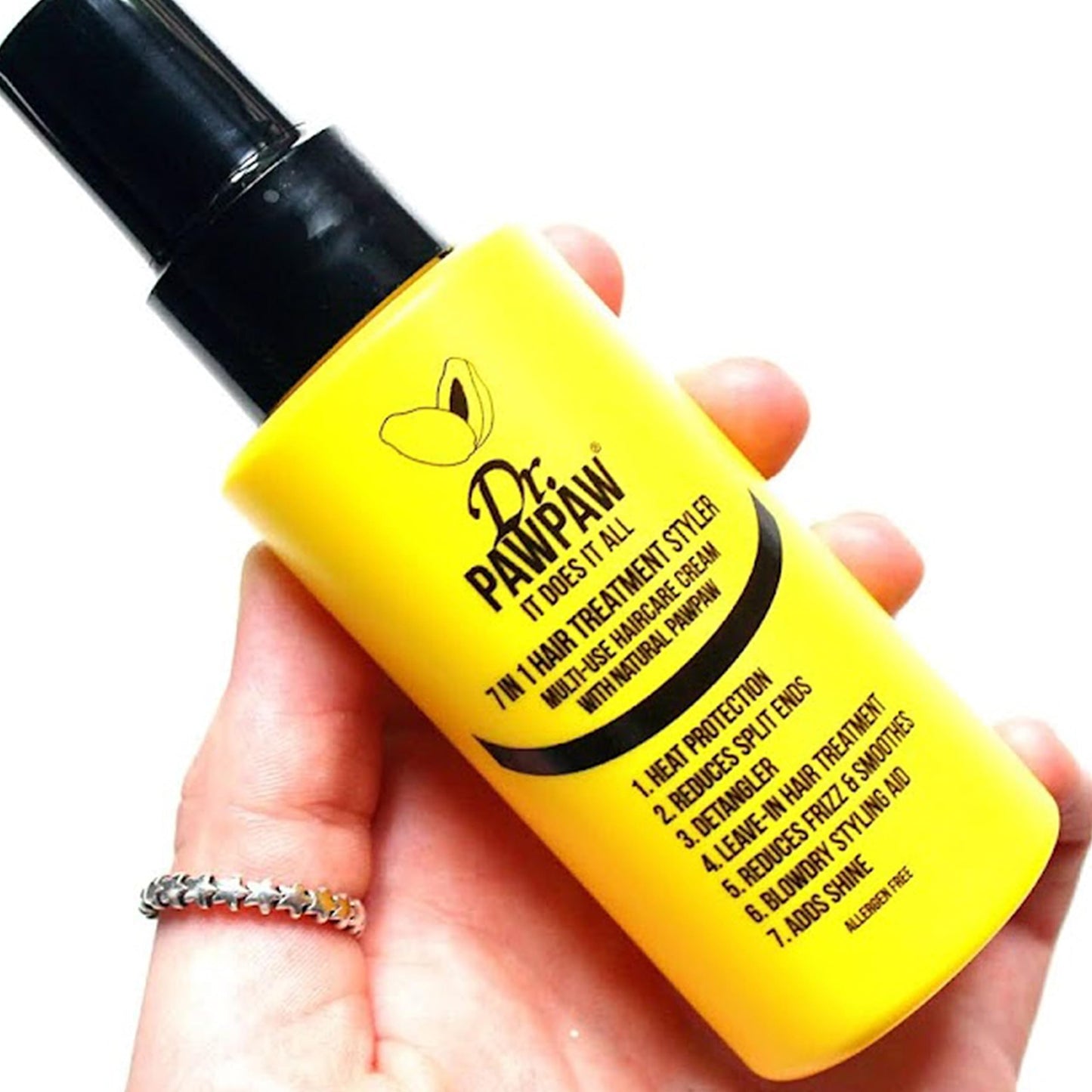 Dr.PAWPAW It Does It All: 7 in 1 Hair Treatment Styler with Papaya, Aloe Vera, Coconut Oil, Vegan & Natural (6 x 150 ml)