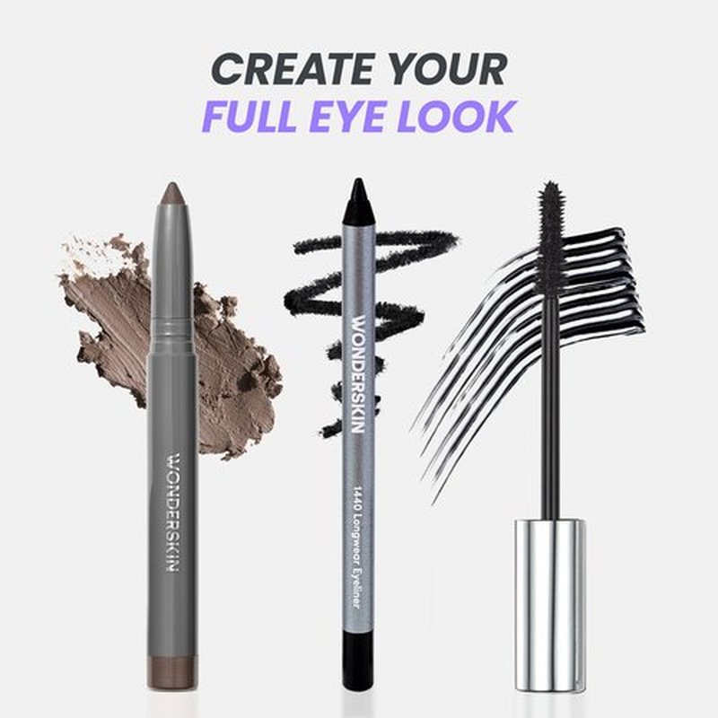 Wonderskin IYKYK Eyeshadow Stick - Longwear Eye Shadow Sticks, Budge-Proof & Waterproof Shimmer Eyeshadow Stick with Built-in Sharpener (Green Smoke)