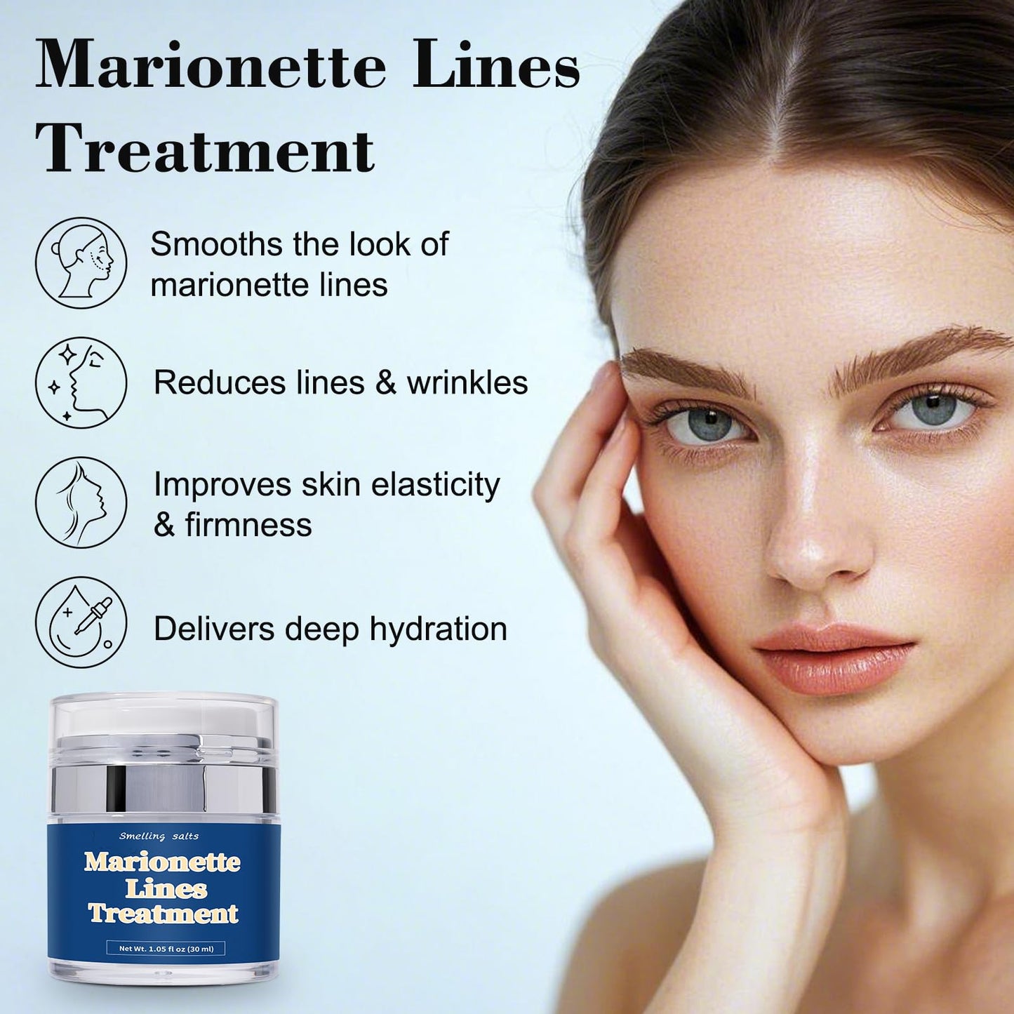 Line Blurring Wrinkle Filler | Marionette Lines Treatment City – Fill Beauty for Marionette, Smile & Fine Lines, Plumps, Hydrates, Firms Skin, Non-Invasive, Lightweight, 1.05 Fl Oz