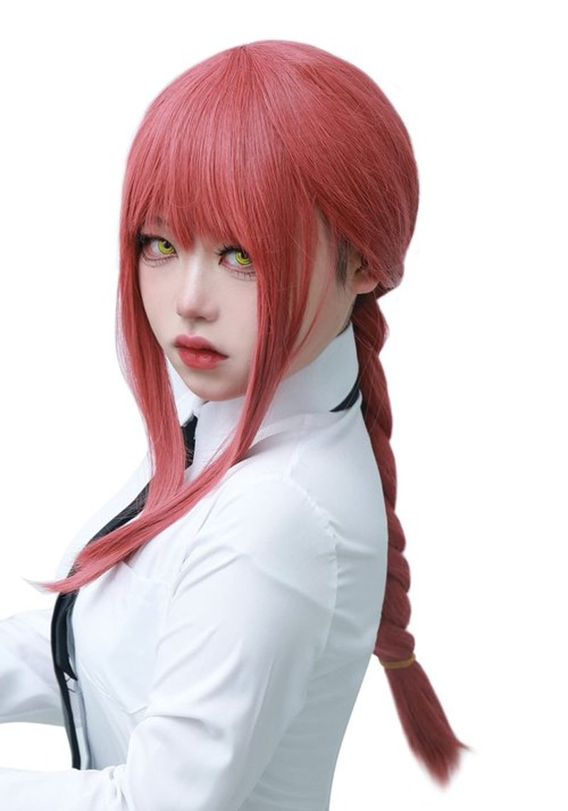 C-ZOFEK Cosplay Wig for Anime Costume (orange red)