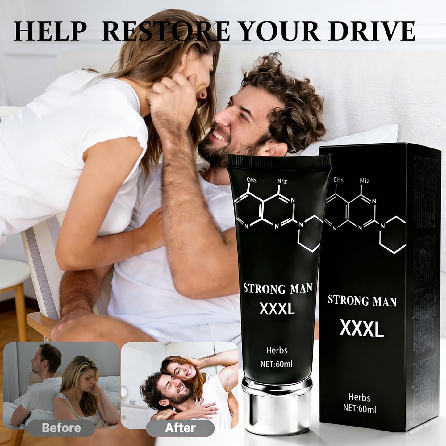 Delay Cream for Men,Advanced Male Desensitizer,Delay Control Desensitizer to Last Longer in Bed for Men (2 Ounce (Pack of 1))