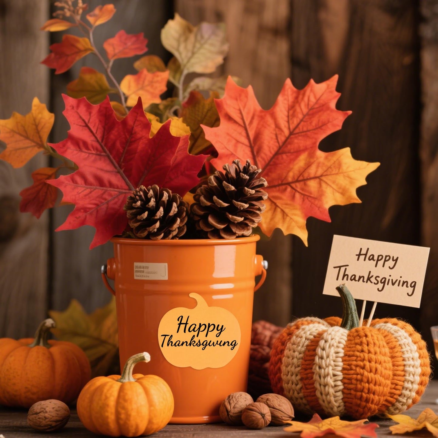 FOIMAS 24 Pack Fall Pumpkin Sticky Notes,Thanksgiving Sticky Notepad Memo Pads for Halloween Fall Thanksgiving Party Favor Supply Classroom,Orange and Pink