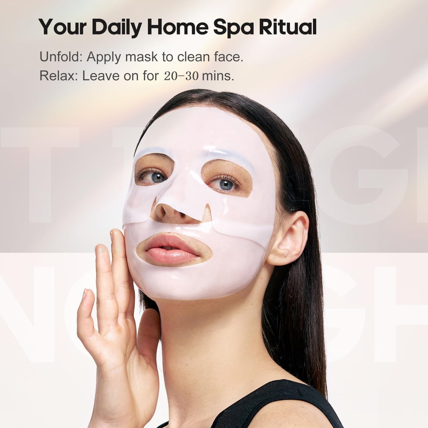NLQ Intensive Collagen Deep Mask Skincare, Hydrating Overnight Face Mask for Glass Skin, Pore Refining, Firming & Plumping, Travel Essentials and Beauty Care Gifts for Women | 1.05oz(30g) x 5ea