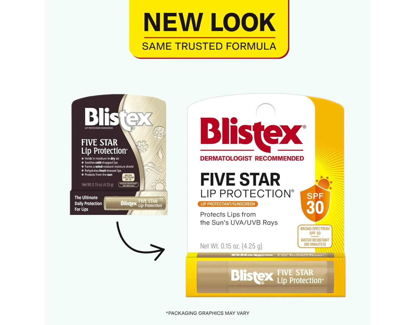 Blistex Five Star Lip Protection SPF 30 Lip Protectant, 0.15 OZ (Pack of 12)