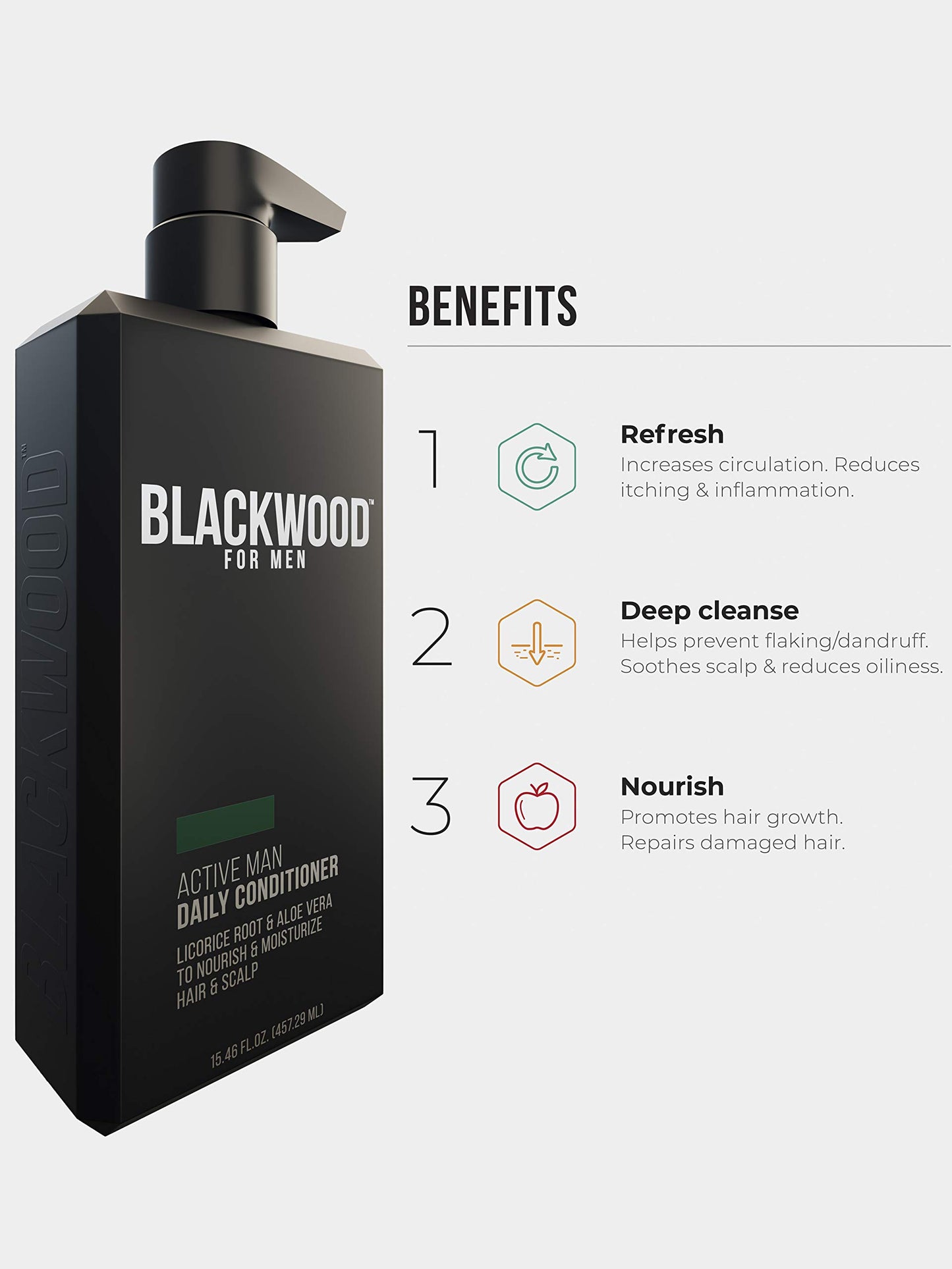 Blackwood For Men Active Man Daily Conditioner - Natural Vegan Formula