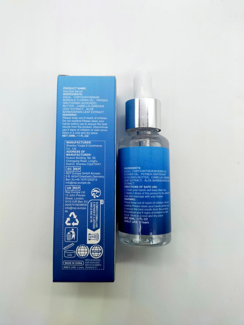 Stye Eye Care, Non-Irritating, Eyelid Comfort Serum, Plant-based Formula, (30ML)
