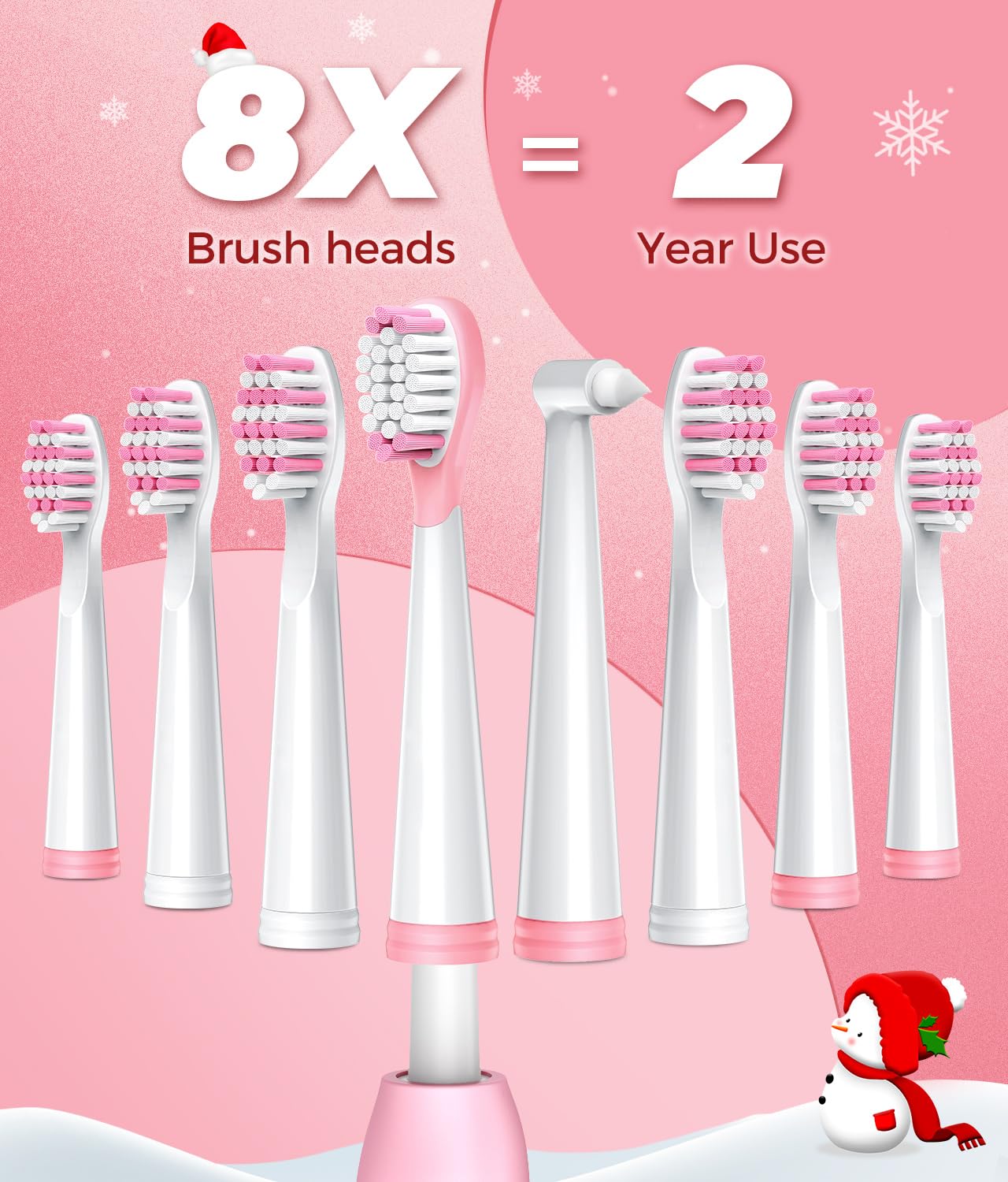 TEETHEORY Electric Toothbrush for Adults with 8 𝐁𝐫𝐮𝐬𝐡 𝐇𝐞𝐚𝐝𝐬, Sonic Electric Toothbrush with 40000 VPM Deep Clean 5 Modes, Rechargeable Toothbrushes Fast Charge 4 Hours Last 30 Days