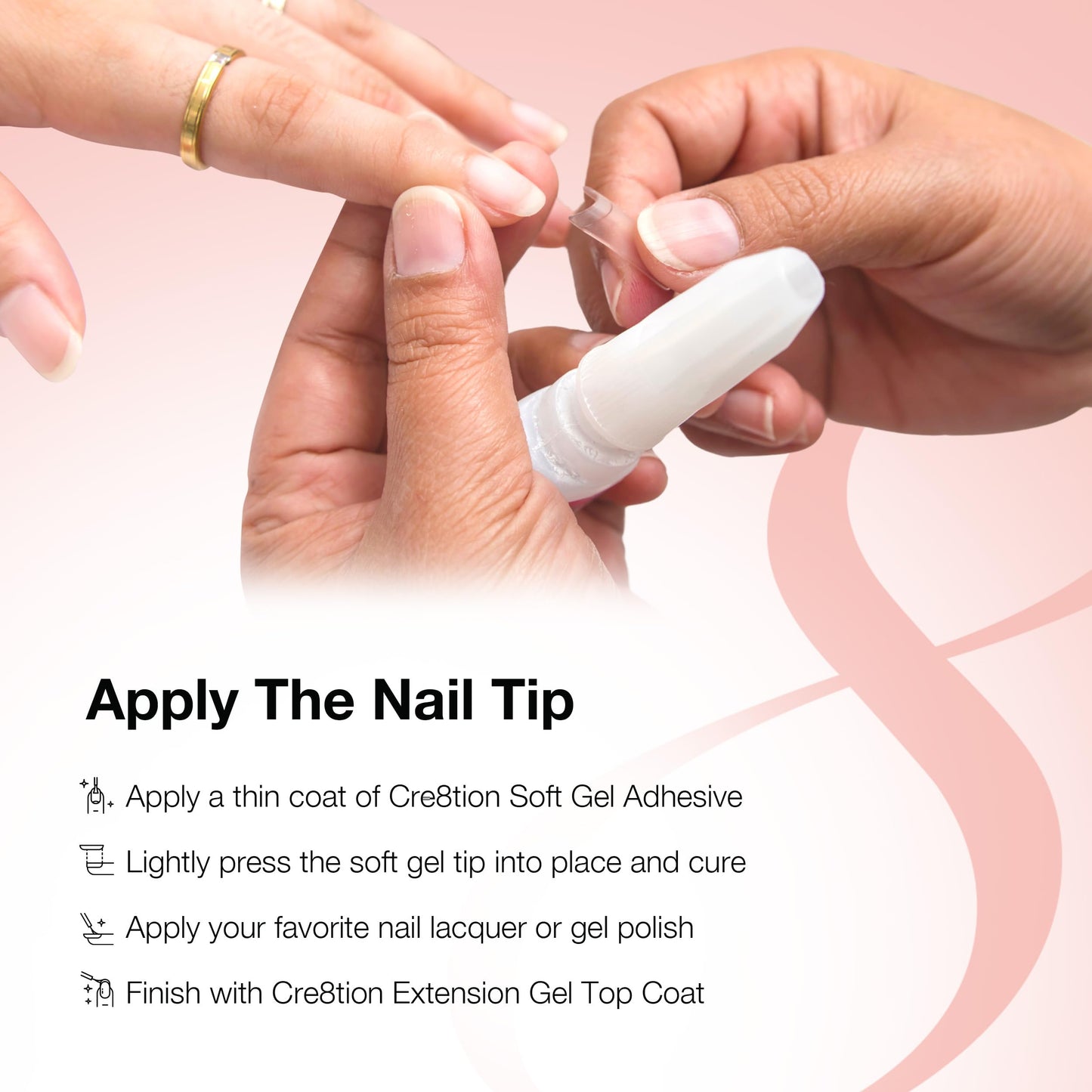 Cre8tion Soft Gel Nail Tips, Extra Extra Long Stiletto Shape, 602 Tips in 14 Sizes (00-9) for Professional Nail Extensions