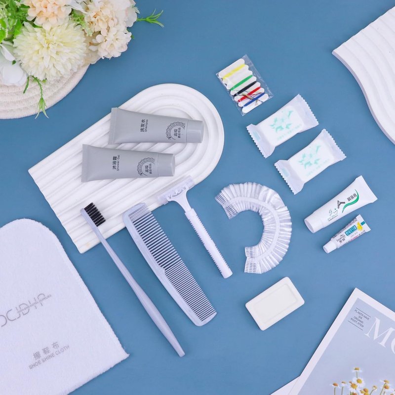 Travel Hygiene Kit - Fully Equipped & Individually Packed Convenience Kits | Perfect for Hotels, Home, Camping, Travel (Pack of 25)