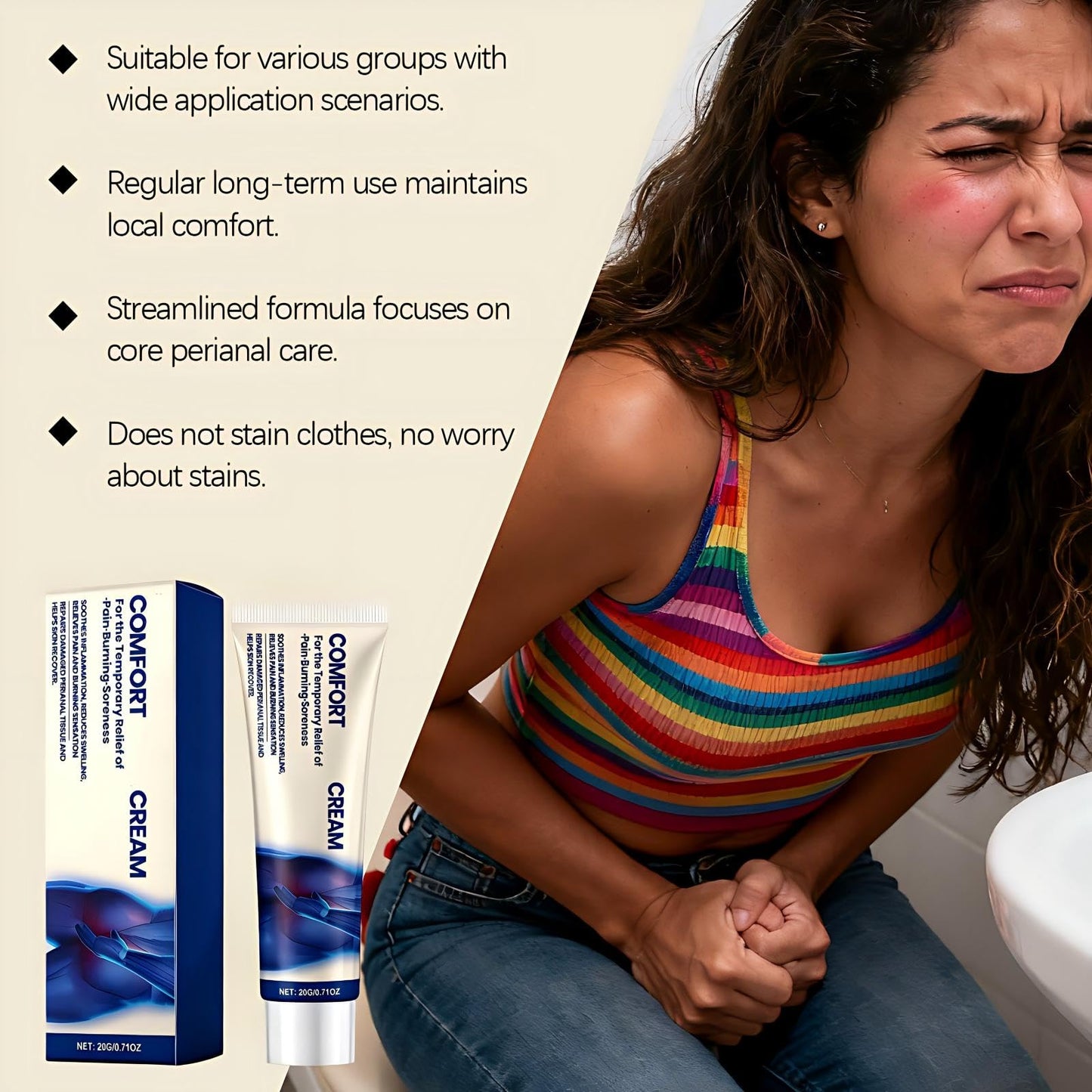 Comfort Cream for Sensitive Skin – Lightweight Hydrating Formula for Daily Comfort