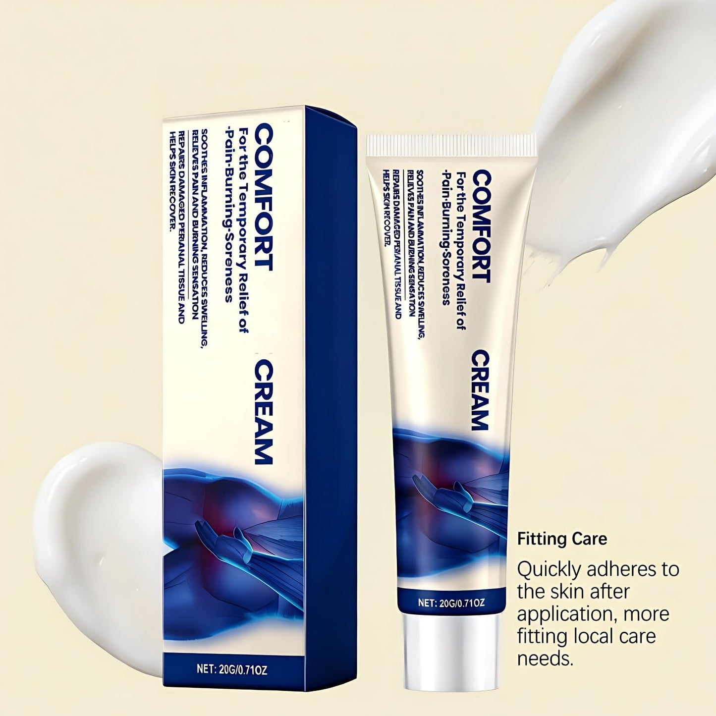 Comfort Cream for Sensitive Skin – Lightweight Hydrating Formula for Daily Comfort