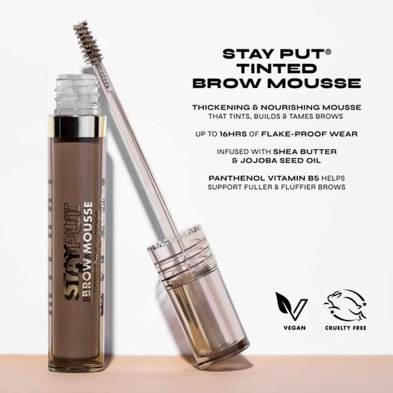Stay Put Tinted Brow Mousse - Soft Brown