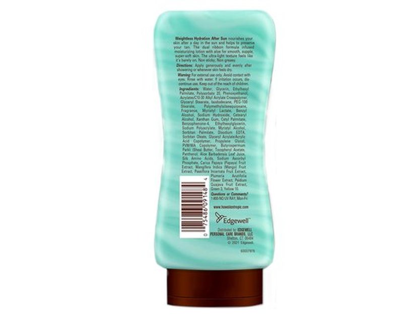 Hawaiian Tropic Weightless Hydration After Sun Lotion 6 Fl Oz (Pack of 2)