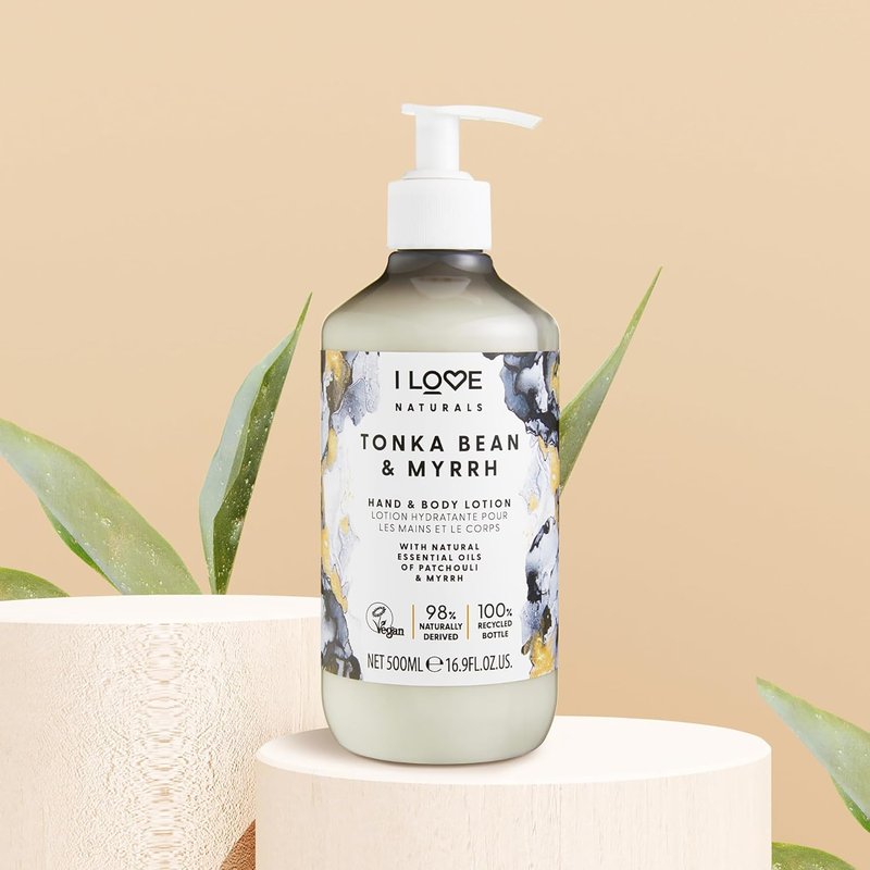 Tonka Bean & Myrrh Hand and Body Lotion - Moisturizing Coconut Oil & Shea Butter - 16.9 oz