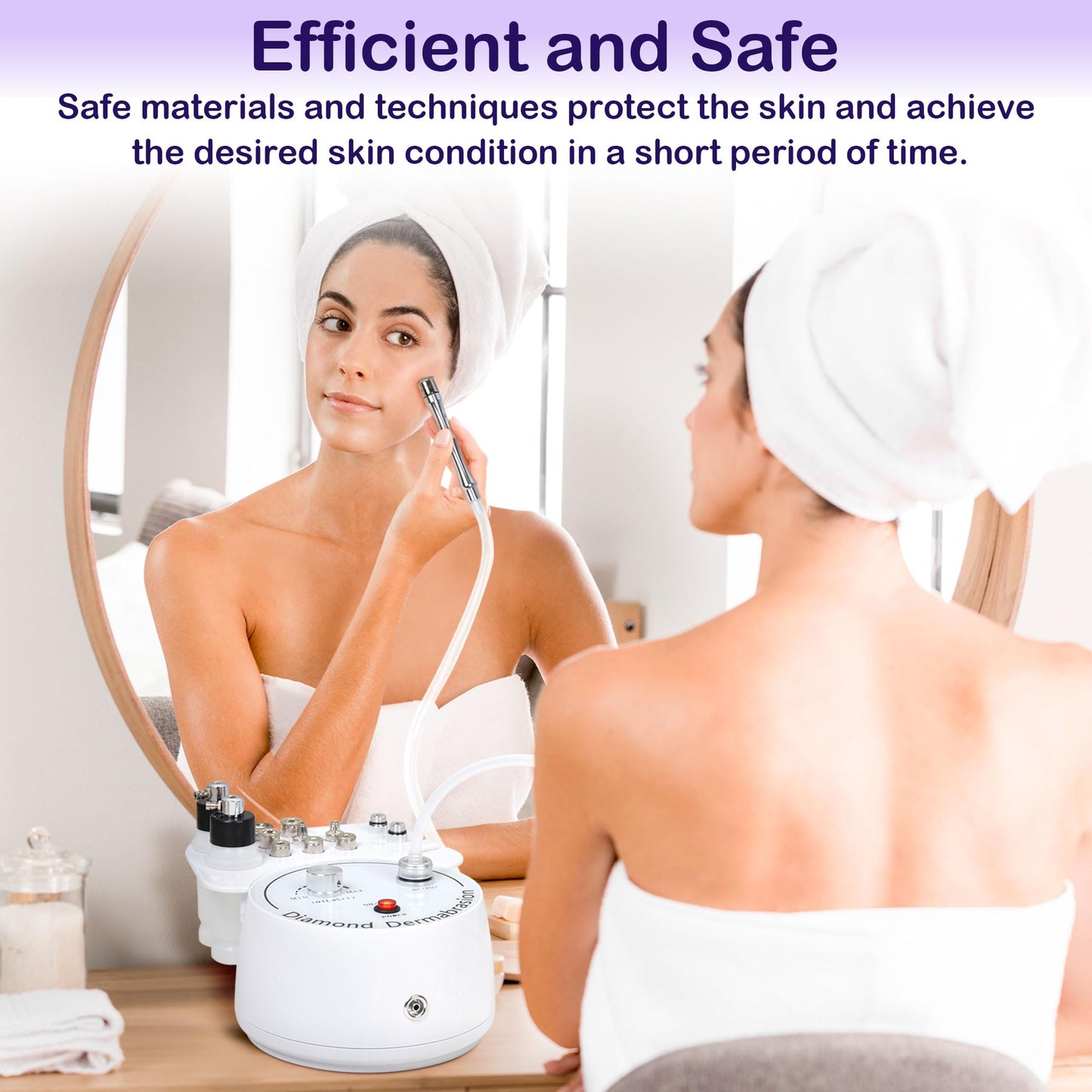 Kendal Microdermabrasion Machine Professional, 3 in 1 Diamond Dermabrasion Machine, Facial Beauty Equipment for Dermabrasion, Vacuum Blackhead Removal & Spray Moisturisation, Esthetician Supplies.