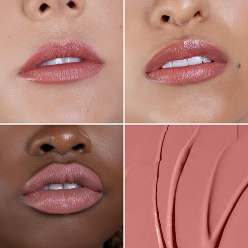 OFIR Lip Rouge Satin Hydrating Lipstick | Full Coverage, Revitalizing, Lightweight Formula | All Day Wear Moisturizing Lipstick | Pink Smoothie - Muted Pink Lipstick | 0.12 oz