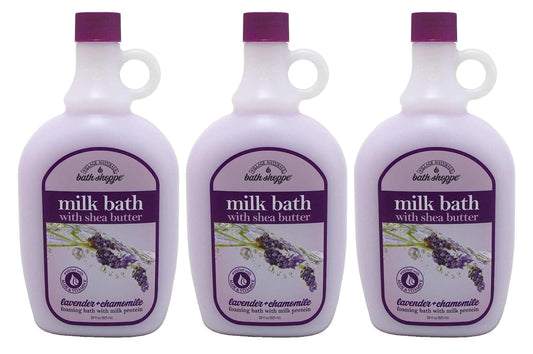 Village Nat. Bath Milk Bath Ultra-Moist Lavendr/Chamo 28 Ounce (828ml) (3 Pack)