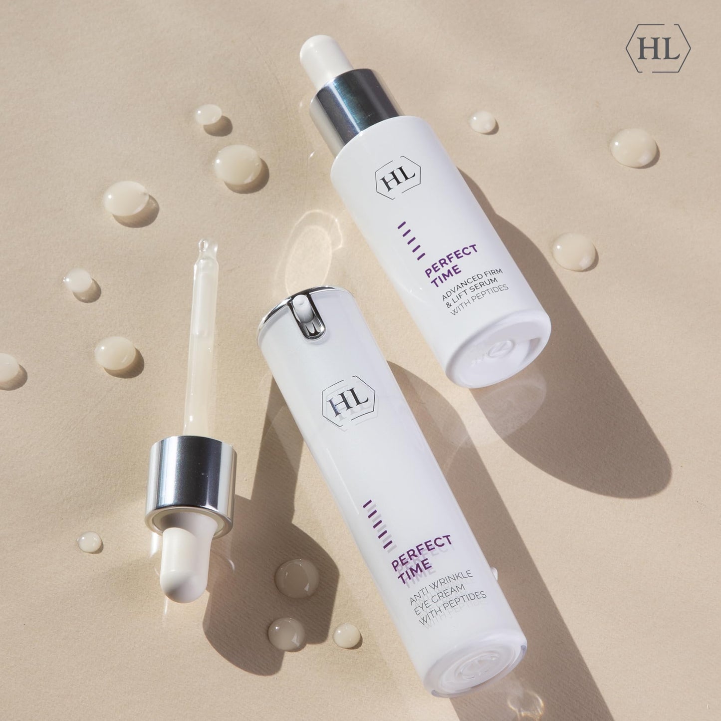 HL Holy Land Cosmetics Perfect Time Advanced Firm & Lift Serum to Reduce Fine Lines and Wrinkles, 1 fl.oz