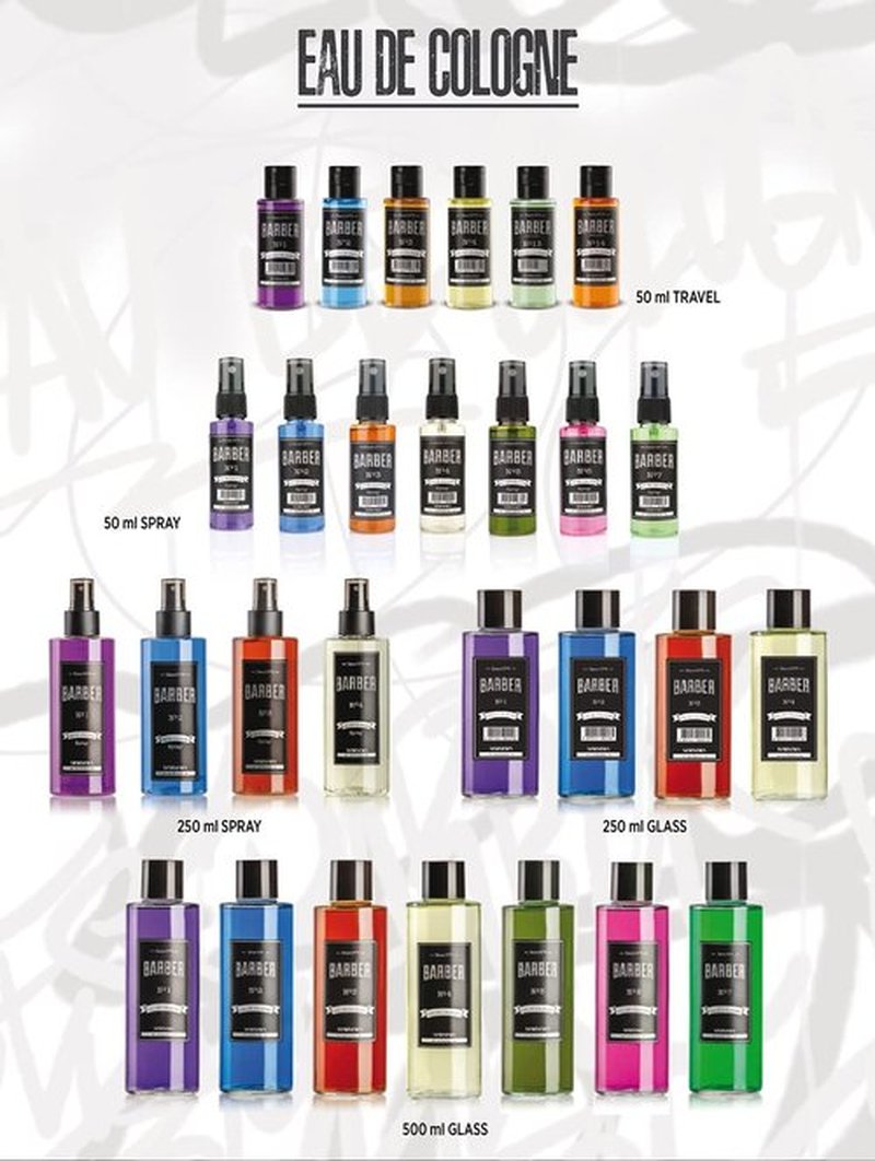 Marmara Barber Cologne - Best Choice of Modern Barbers and Traditional Shaving Fans (No 7 New Series, 50ml x 1 Spray Bottle)