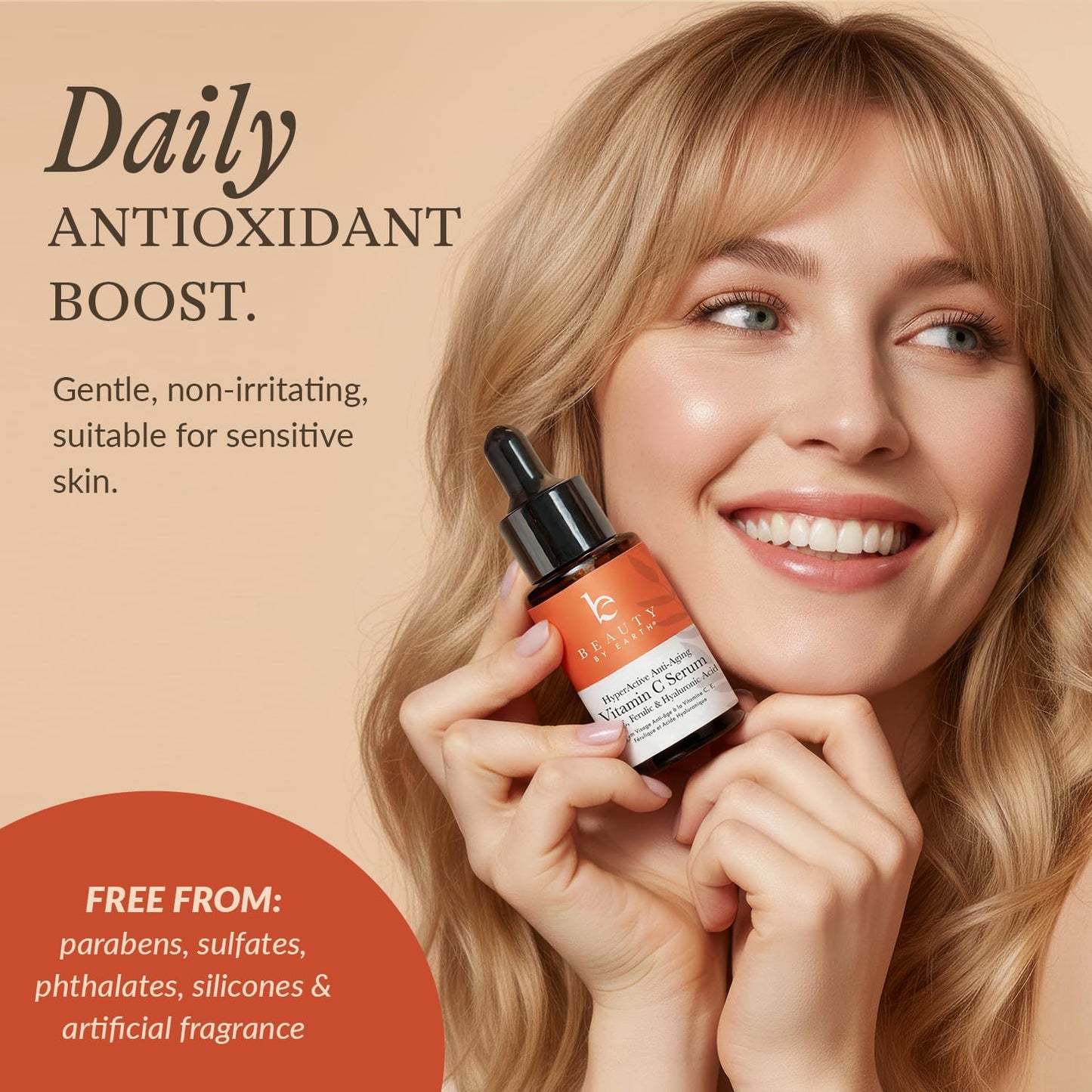 Vitamin C Face Serum - USA Made with Natural & Organic Ingredients