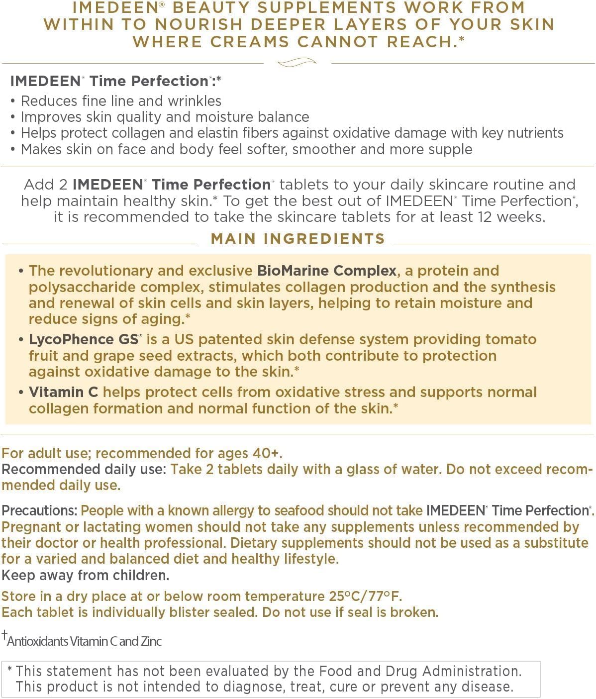 Imedeen time perfection 120 count