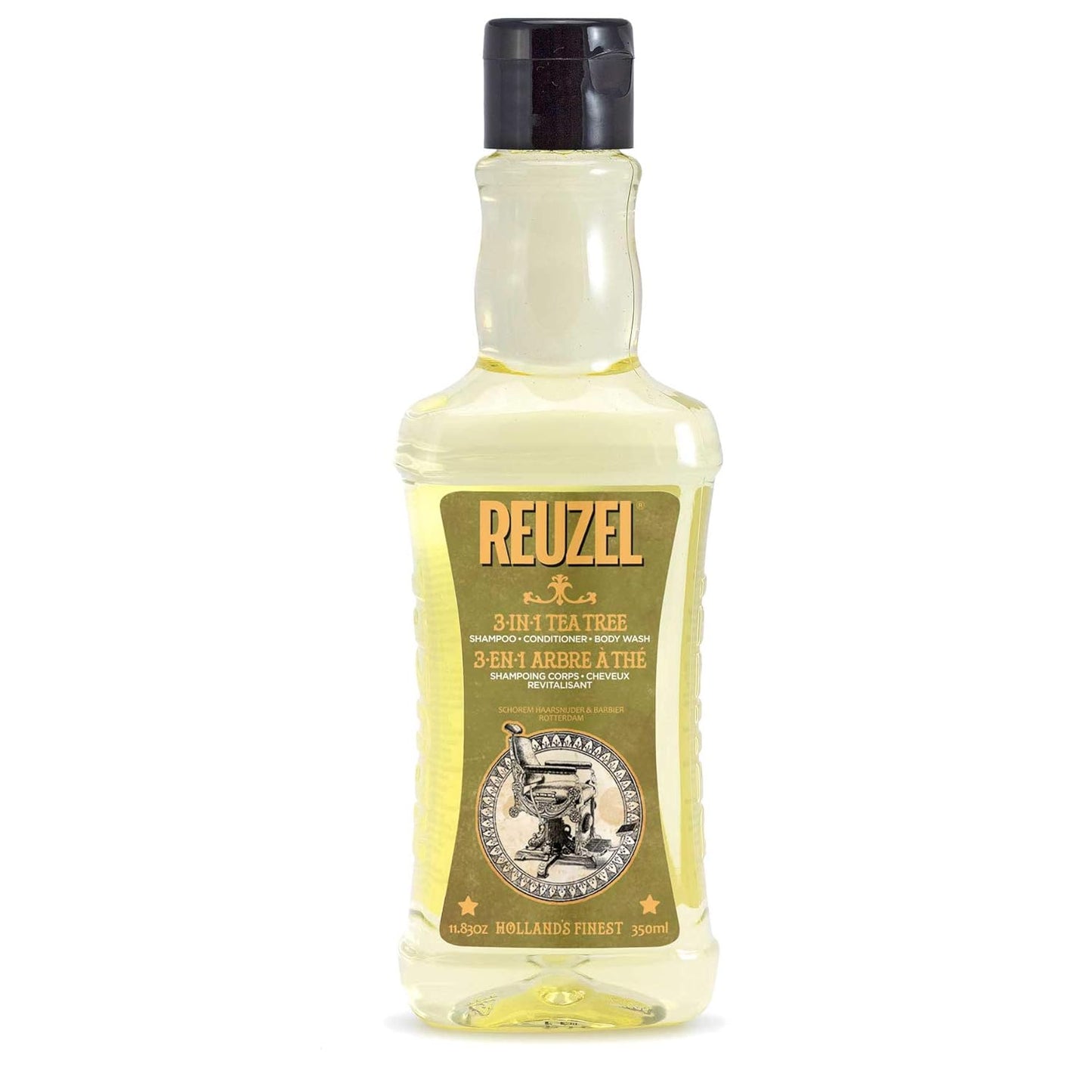 Reuzel 3-In-1 Tea Tree Shampoo, Cleanses Hair and Body