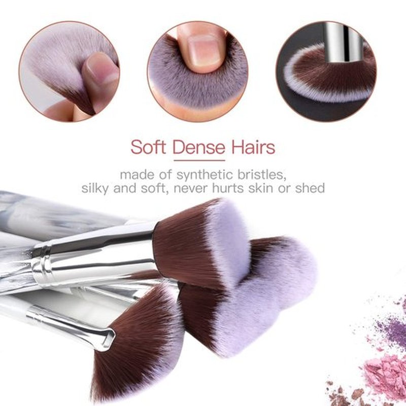 Makeup Brushes Makeup Brush Set, BESTOPE PRO Makeup Brushes Kit, 16Pcs Professional Makeup Brush Set for Eye and Face, Foundation Powder Concealers Blush Eyeshadow Brush Make UP Brushes Kit Marble